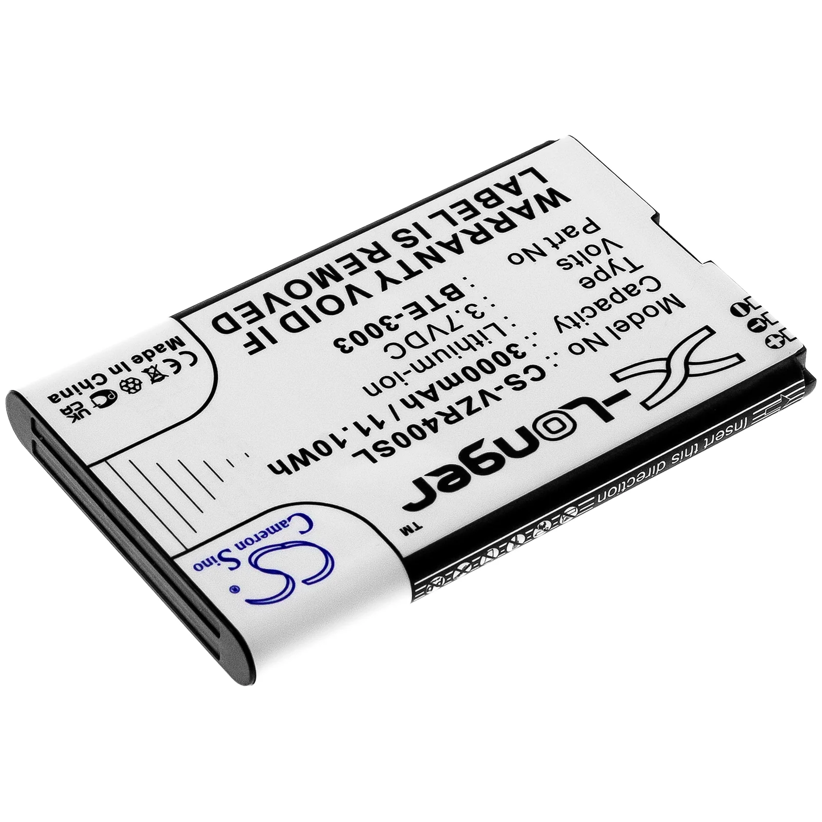 CS-VZR400SL : Battery for Kajeet SmartSpot V400 - Replaces Orbic BTE-3003 - Image 2
