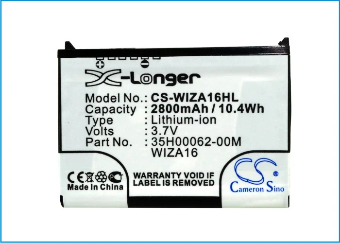 CS-WIZA16HL : Battery for T-Mobile MDA Vario, MDA Usm, MDA IV 4 - Replaces T-Mobile WIZA16 - Image 5