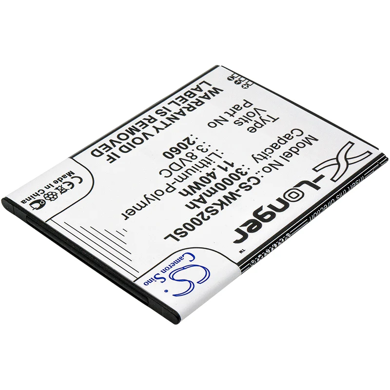 CS-WKS200SL : Battery for Casper Via V6X - Replaces Wiko 5260, S104-N77000-012, S104-N77000-008 and others - Image 2