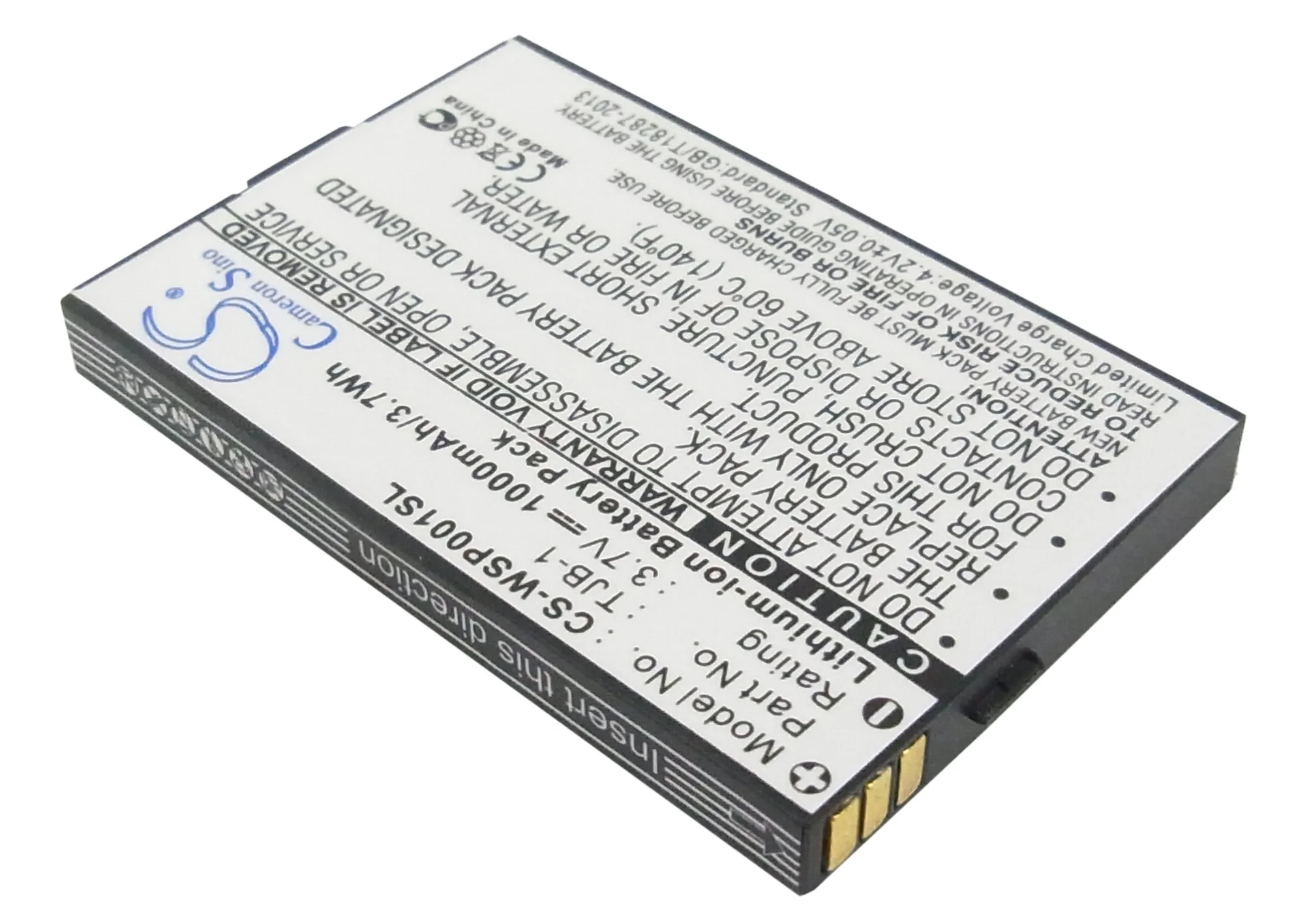 CS-WSP001SL : Battery for Binatone B200, BB200, Speakeasy Mobile Plus and others - Replaces Binatone TJB-1, BB100 - Image 2