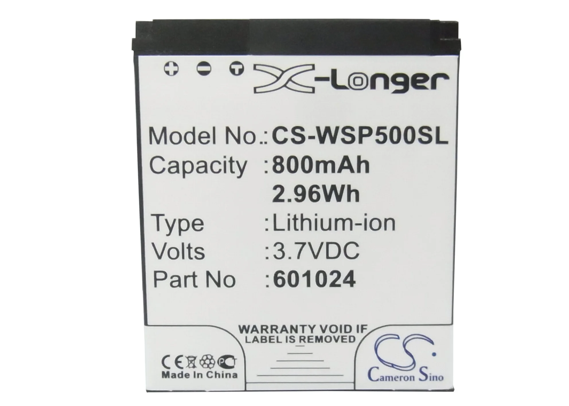 CS-WSP500SL : Battery for Swissvoice MP50 - Replaces Swissvoice 061024 - Image 5