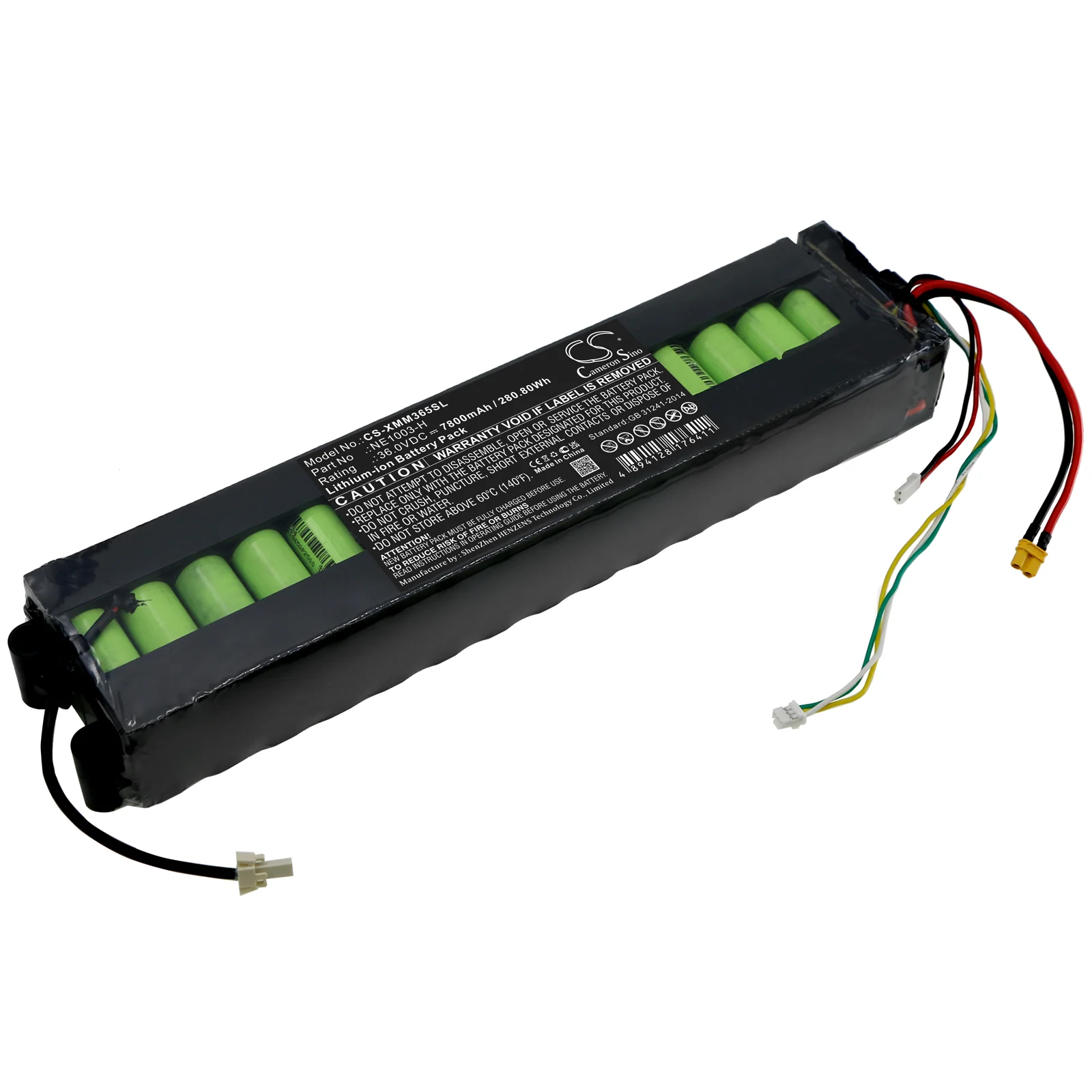 CS-XMM365SL : Battery for Xiaomi M365, 1S, M365 Pro and others - Replaces Xiaomi NE1003-H