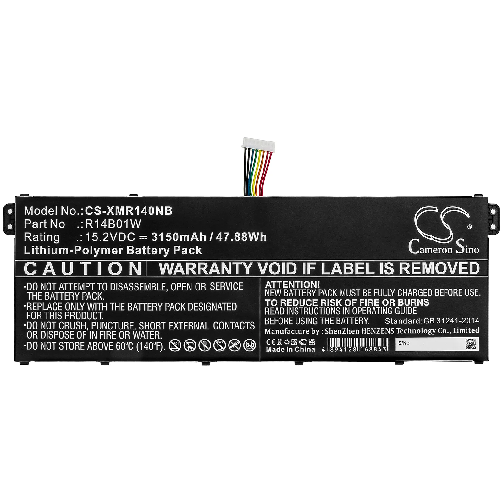 CS-XMR140NB : Battery for Xiaomi Redmi Book 14, XMA1901-AA/AG, RedmiBook 14 and others - Replaces Xiaomi R14B01W - Image 3