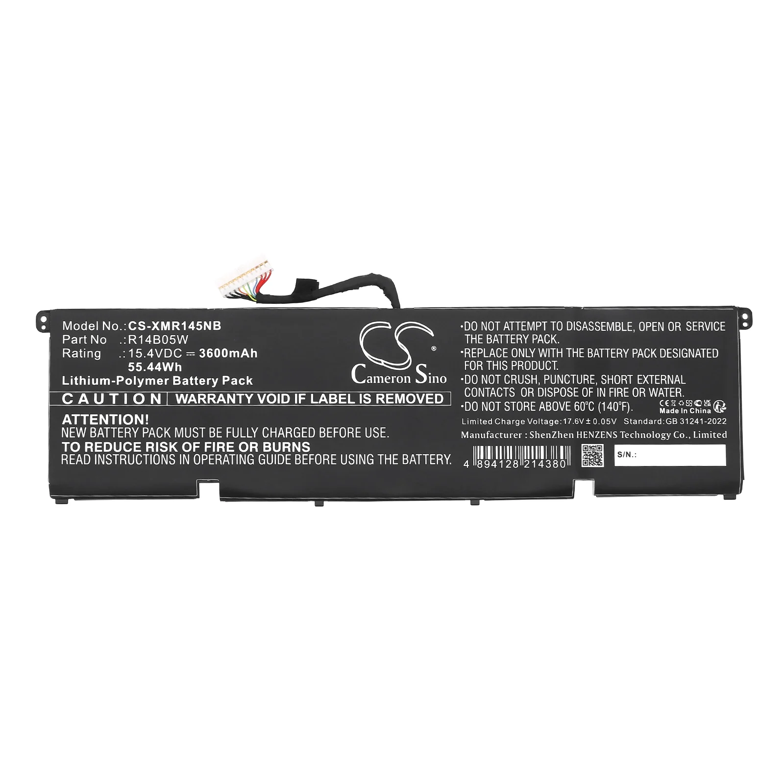 CS-XMR145NB : Battery for Xiaomi Pro X 14 - Replaces Xiaomi R14B05W - Image 5