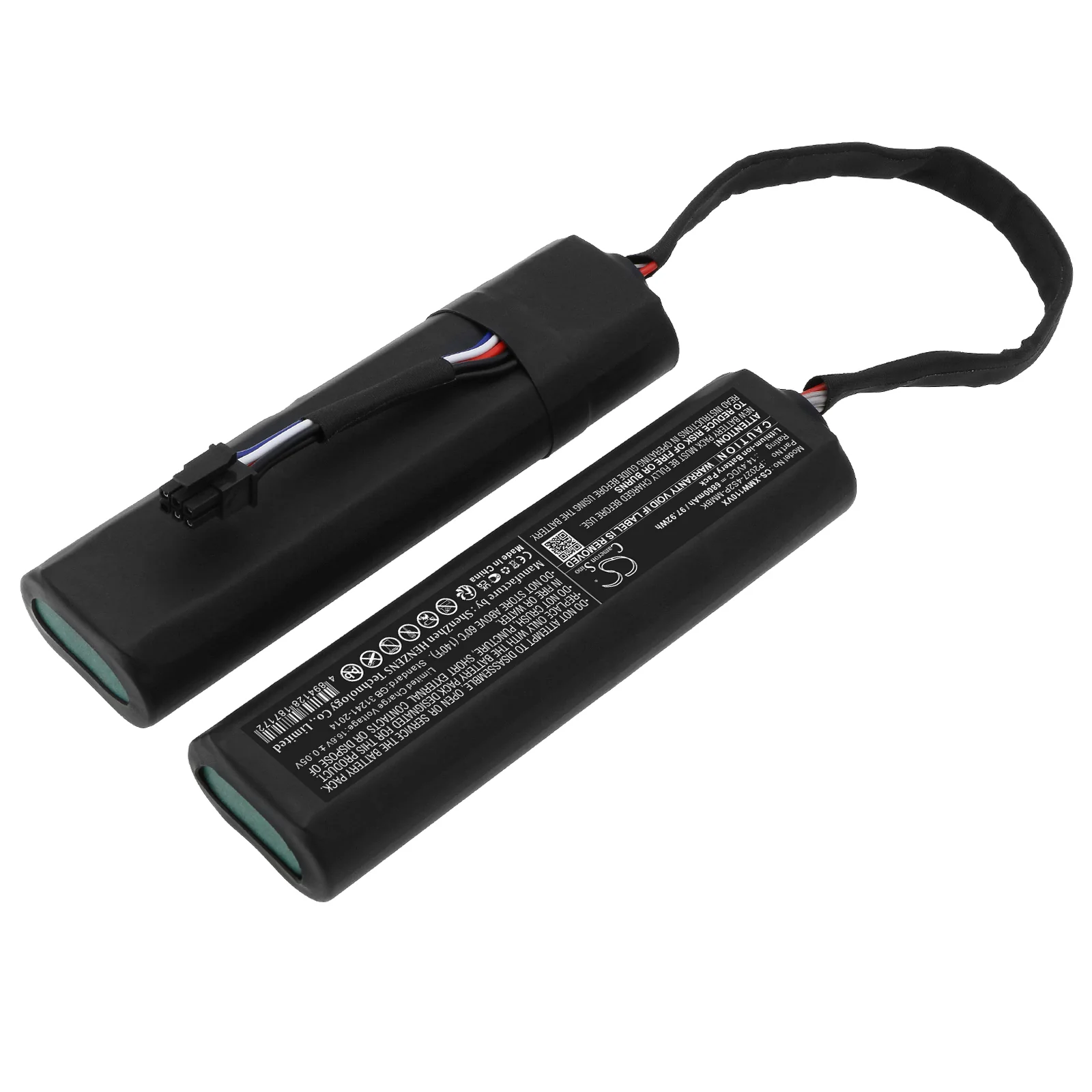 CS-XMW110VX : Battery for Xiaomi Mijia Self Cleaning Robot Vacuum Mop Pro, Robot Vacuum Mop Cleaner, Dreame W10 and others - Replaces Xiaomi P2027-4S2P-MMBK - Image 2