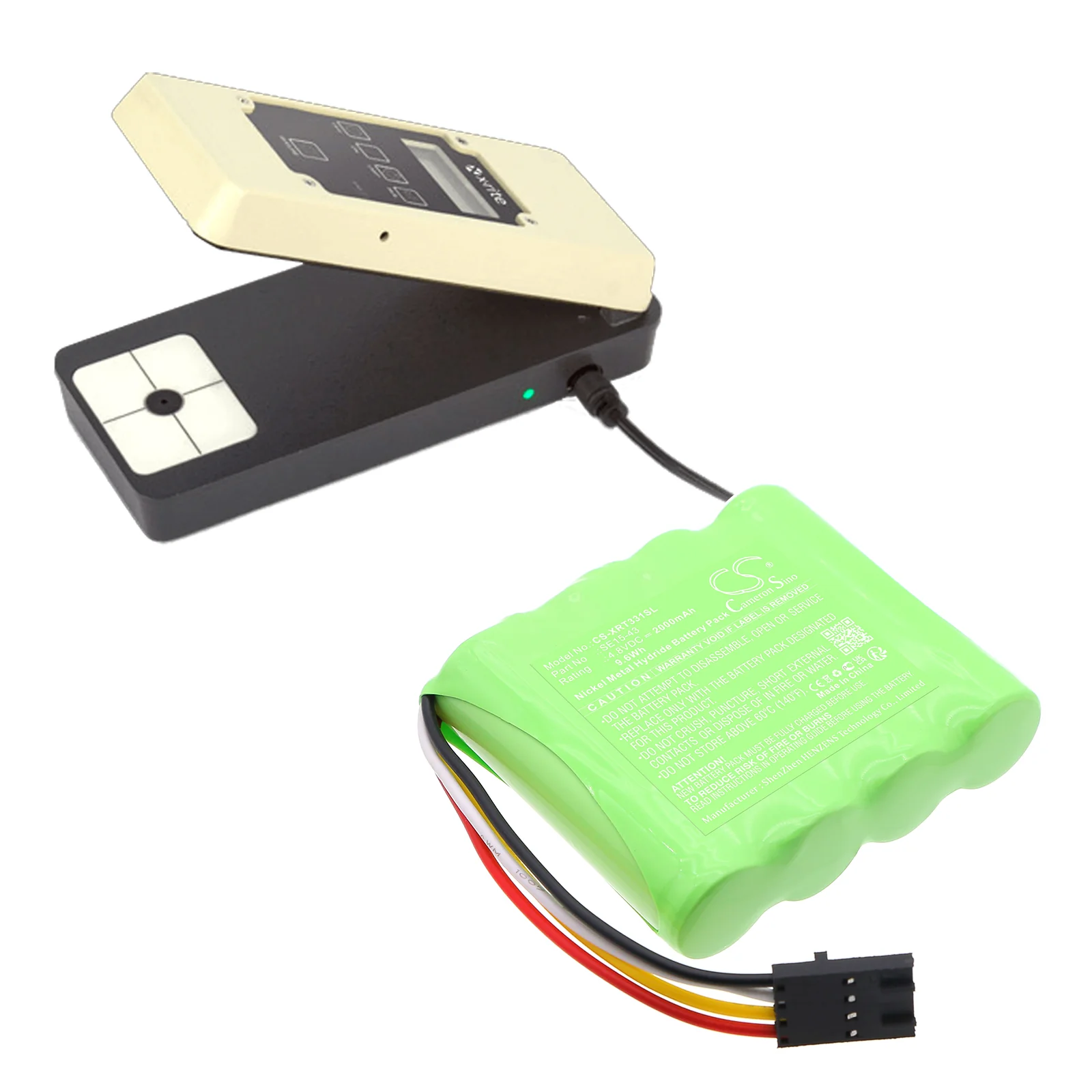 CS-XRT331SL : Battery for X-Rite 331C Densitometer, 341C Densitometer - Replaces X-Rite SE-15-43  Rev C, SE15-43 - Image 4