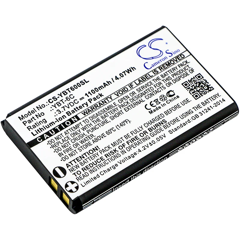 CS-YBT600SL : Replaces Custom Battery Pack YBT-6C - Image 2