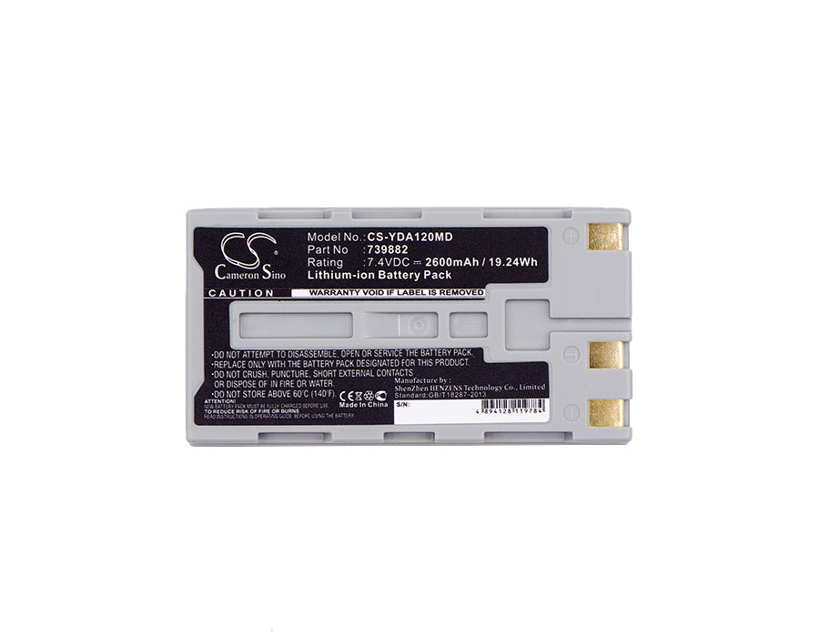 CS-YDA120MD : Battery for Yokogawa kargo AQ1200, OTDR AQ1200, OTDR AQ1200A and others - Replaces Yokogawa 739882 - Image 3