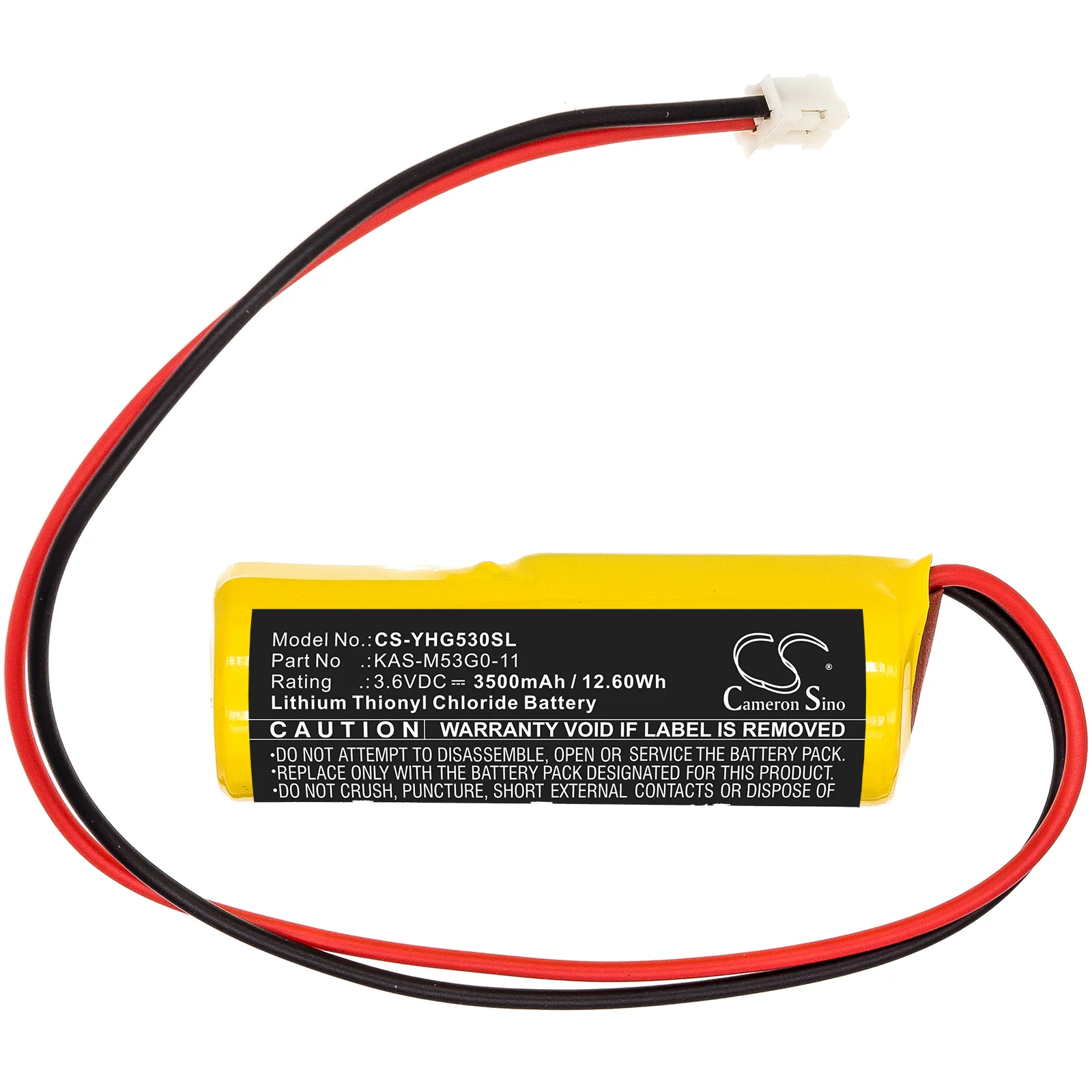 CS-YHG530SL : Battery for Yamaha KAS-M53G0-10 - Replaces Yamaha KAS-M53G0-11 - Image 3