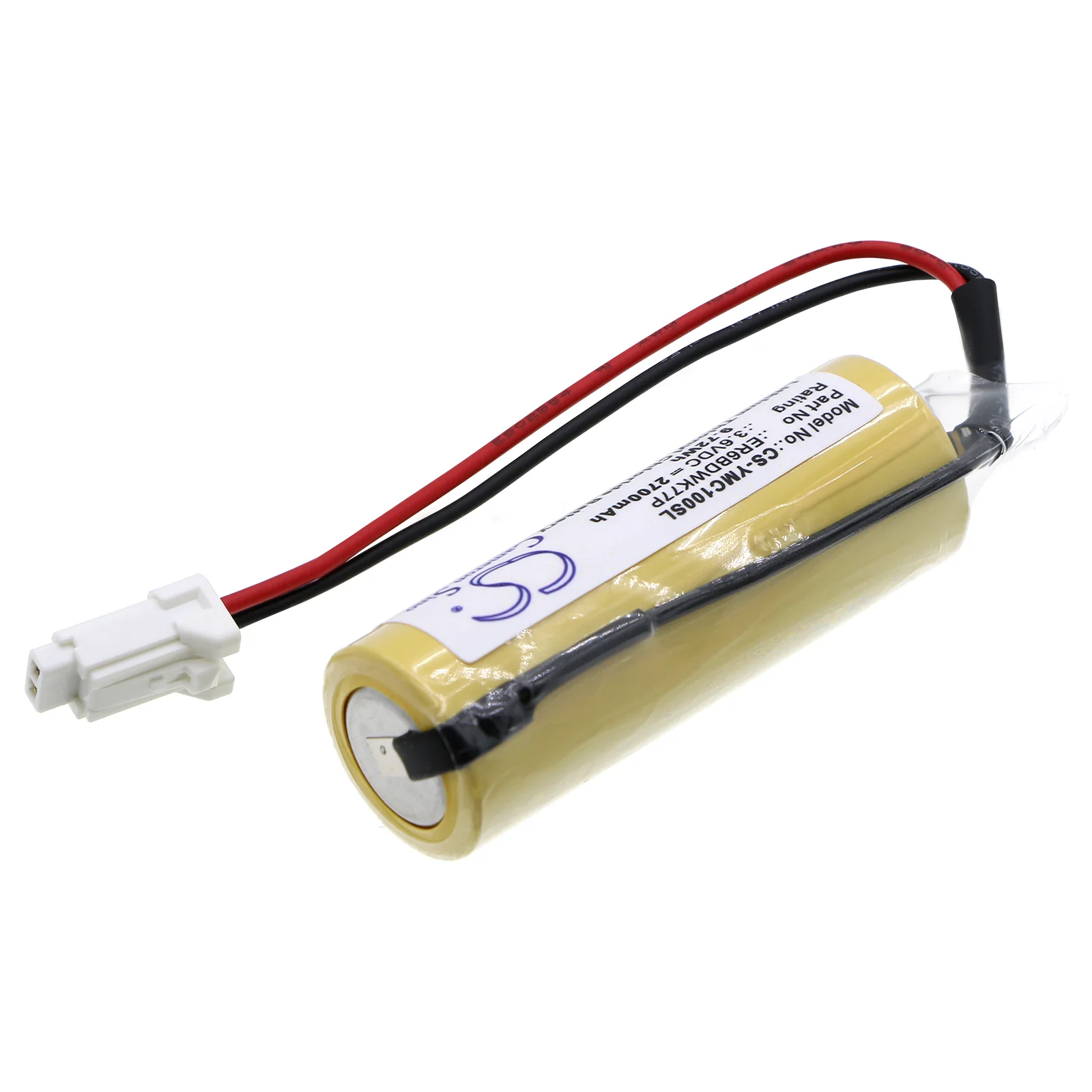CS-YMC100SL : Battery for Yaskawa YRC1000 - Replaces Yaskawa HW1483880-A, ER6BDWK77P - Image 2