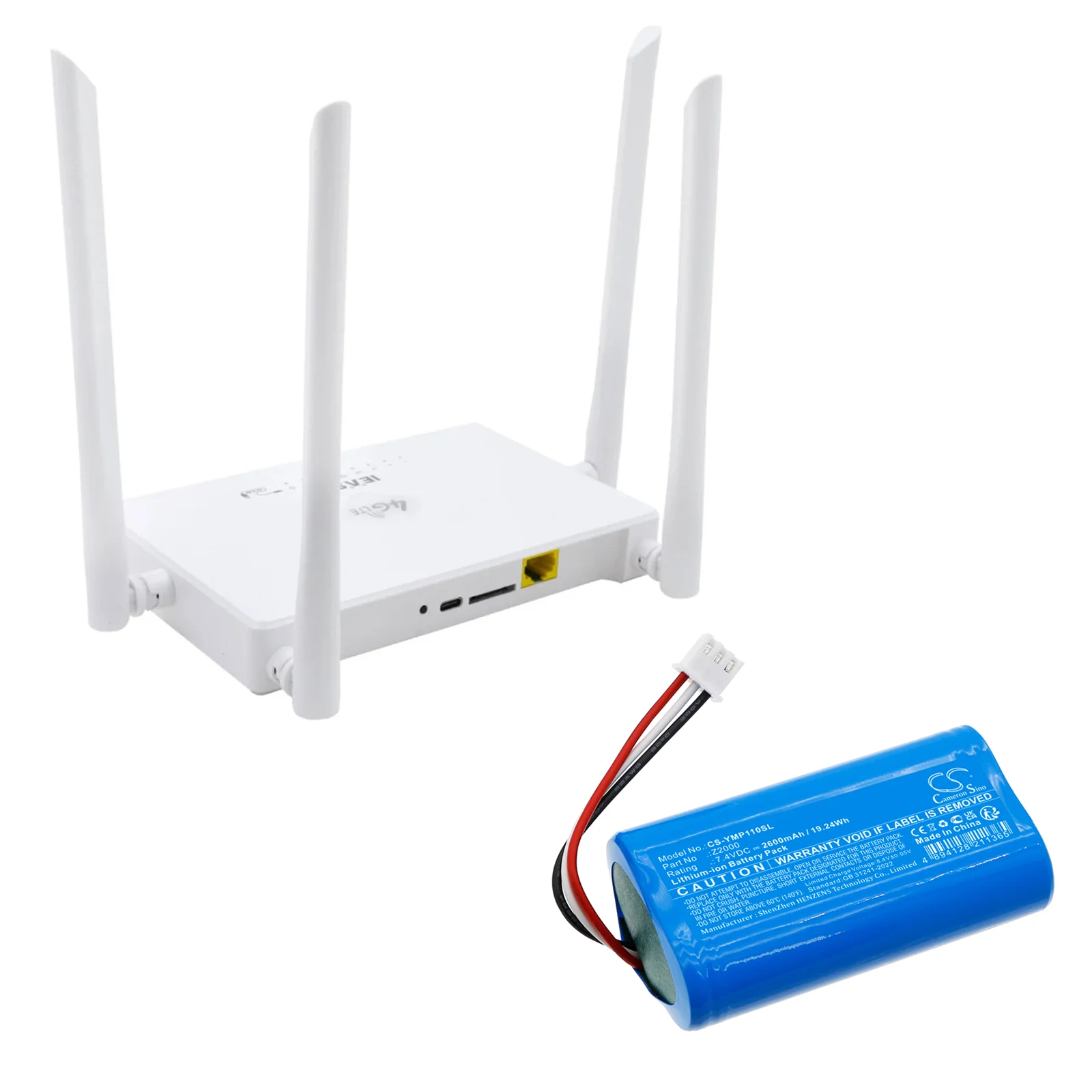 CS-YMP110SL : Battery for Yeacomm M60, S10, S11 and others - Replaces Yeacomm Z2000 - Image 5