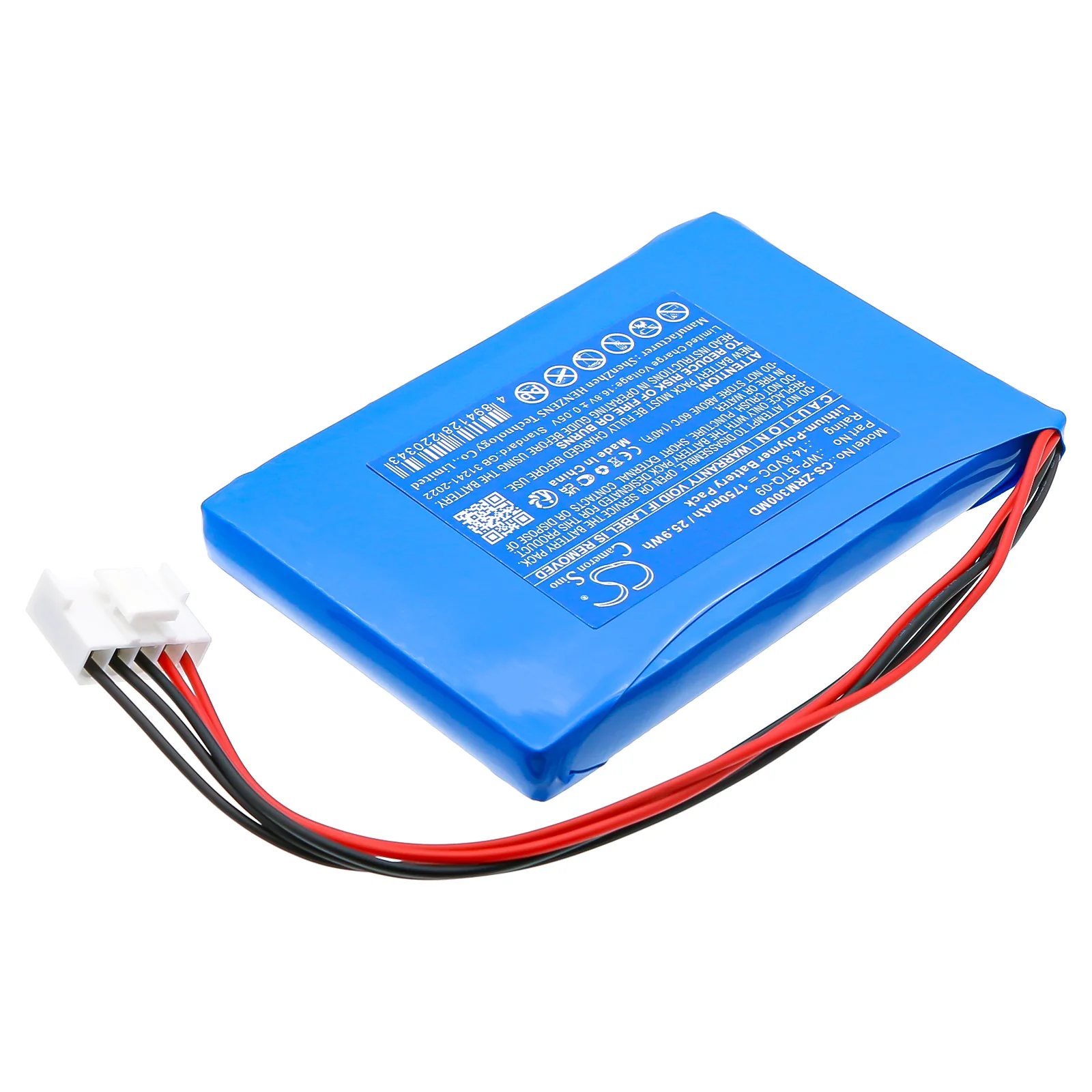 CS-ZRM300MD : Battery for Zoncare iMAC 300 - Replaces Zoncare WP-BTQ-09 - Image 6