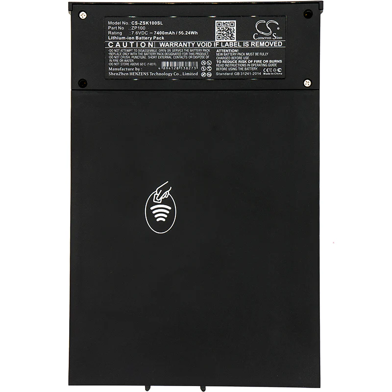 CS-ZSK100SL : Battery for ZiOSK TTM-50003, TTM-00536, XOX-ZP100 and others - Replaces ZiOSK ZP100 - Image 3