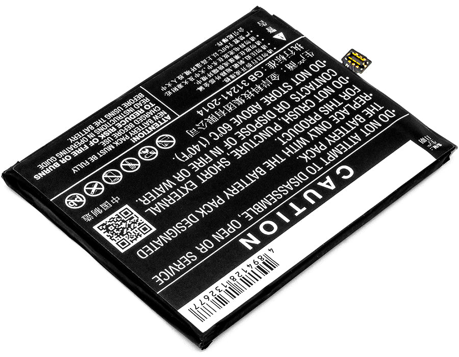 CS-ZTN575SL : Battery for Nubia N2, N2 Dual SIM, N2 Dual SIM TD-LTE and others - Replaces Nubia Li3950T44P6h856751 - Image 3
