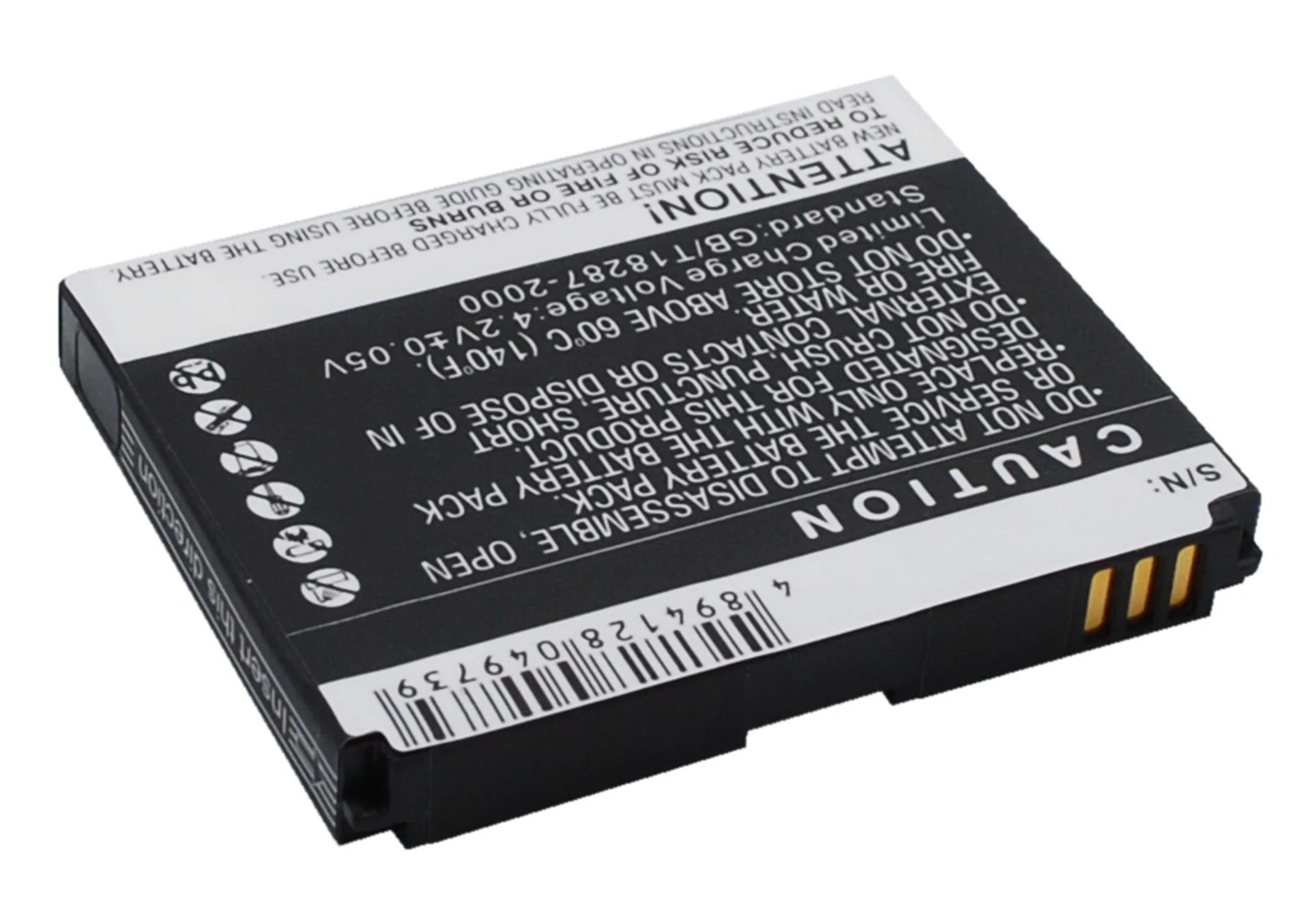 CS-ZTN760SL : Battery for Telenor Touch Plus - Replaces ZTE Li3715T42P3h415266 - Image 4