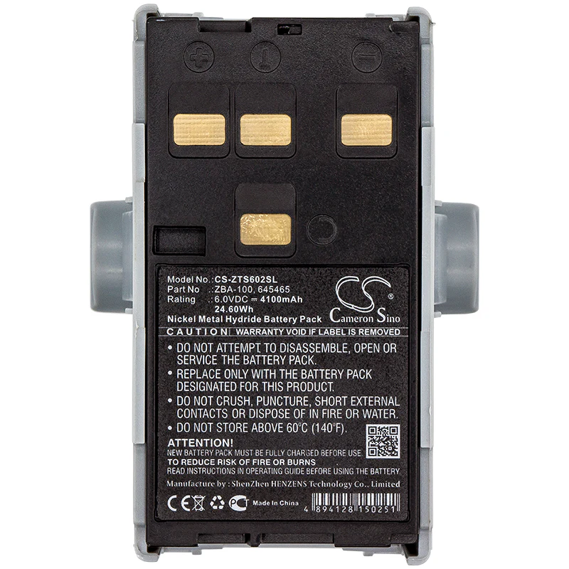 CS-ZTS602SL : Battery for Geomax ZTS 602LR, ZTS602, ZTS602S and others - Replaces Geomax ZBA-100, 645465 - Image 5