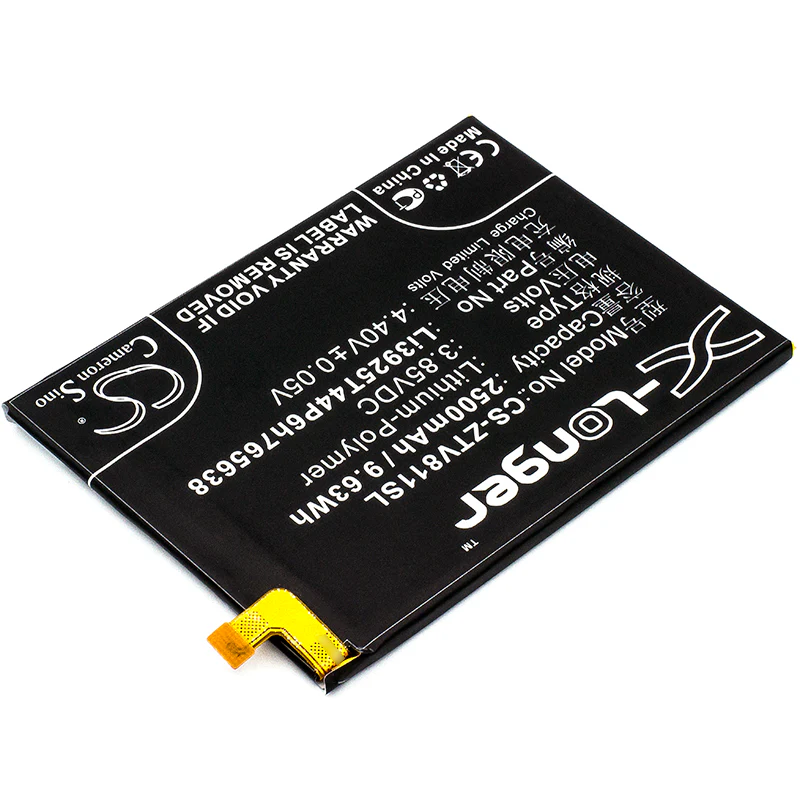 CS-ZTV811SL : Battery for ZTE Blade V8 Lite, Blade V8 Lite Dual SIM, Blade V8 Lite Dual SIM TD-LTE - Replaces ZTE Li3925T44P6h765638 - Image 2