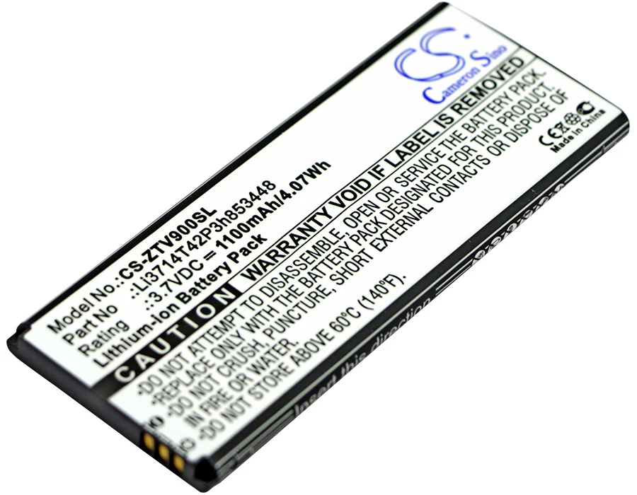 CS-ZTV900SL : Battery for MegaFon SP-W1 - Replaces ZTE Li3714T42P3h853448