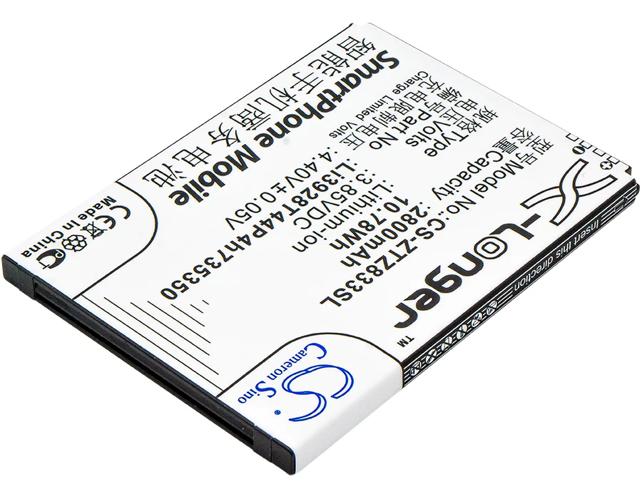 CS-ZTZ833SL : Battery for ZTE Avid Trio, Z833, Q802T and others - Replaces ZTE Li3928T44P4h735350 - Image 3
