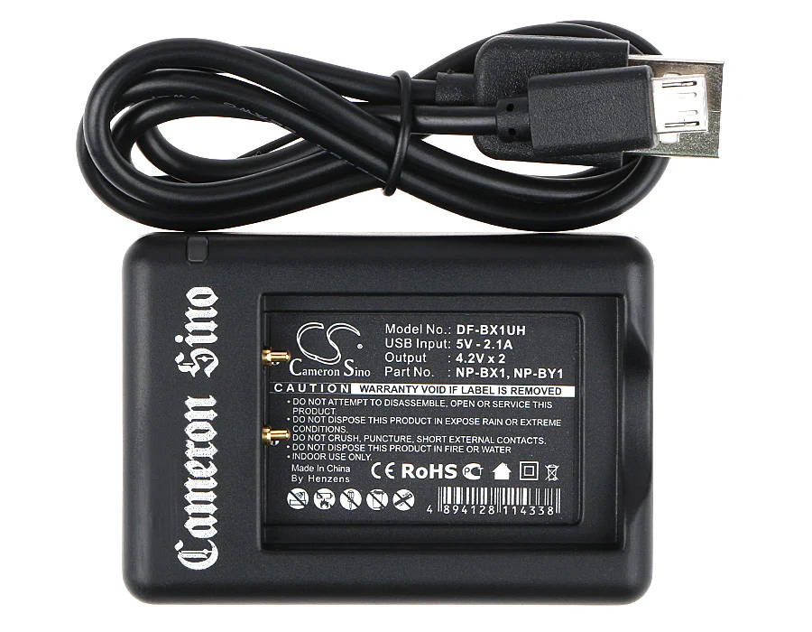 DF-BX1UH : For Sony Cyber-shot DSC-HX300, yber-shot DSC-HX50, Cyber-shot DSC-HX50V/B and others - Replaces Sony NP-BX1, BC-CSXB, BC-DCY - Image 2