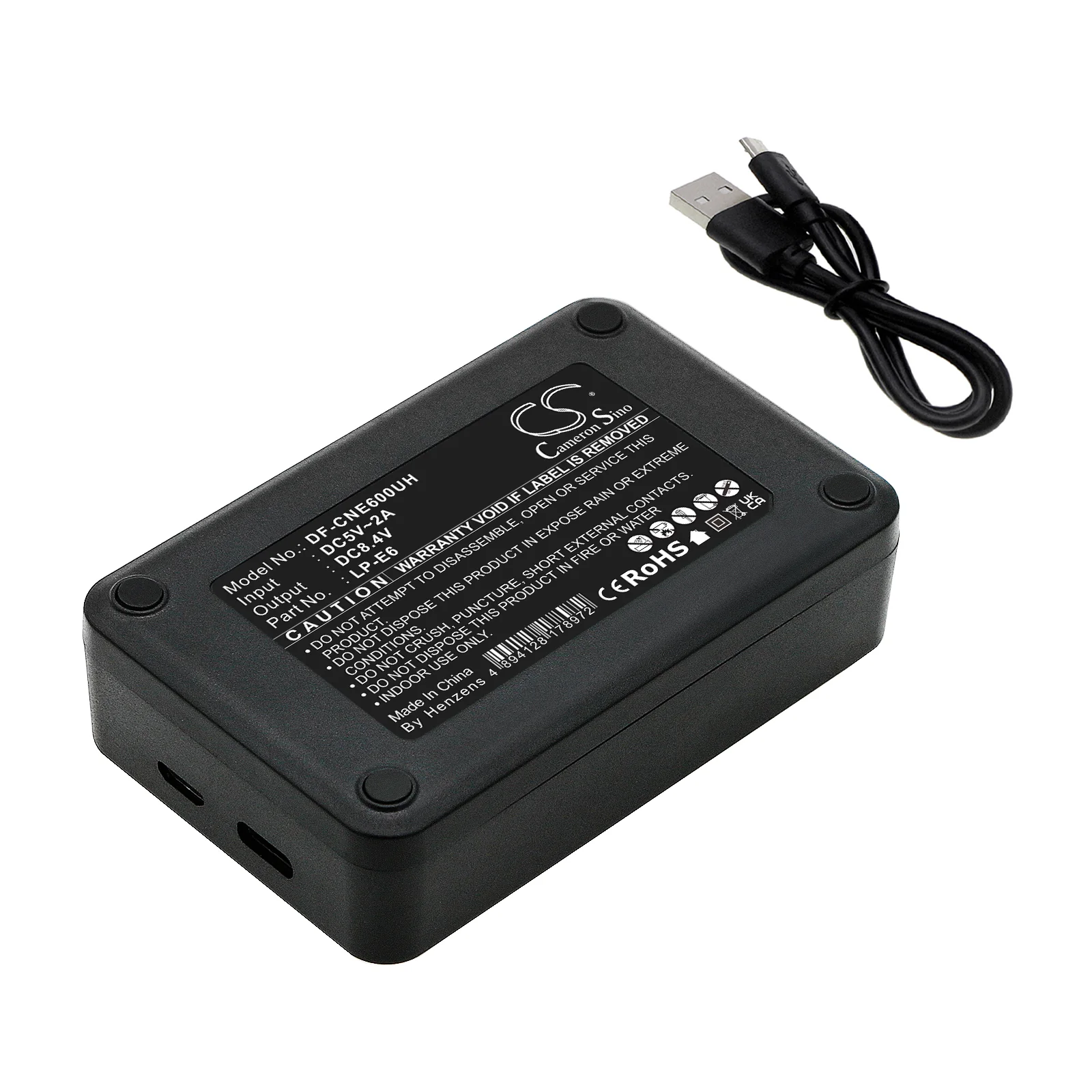 DF-CNE600UH : For Canon EOS 70D, EOS 5DS R, EOS 5DS and others - Replaces Canon LP-E6, LP-E6N, LC-E6 and others