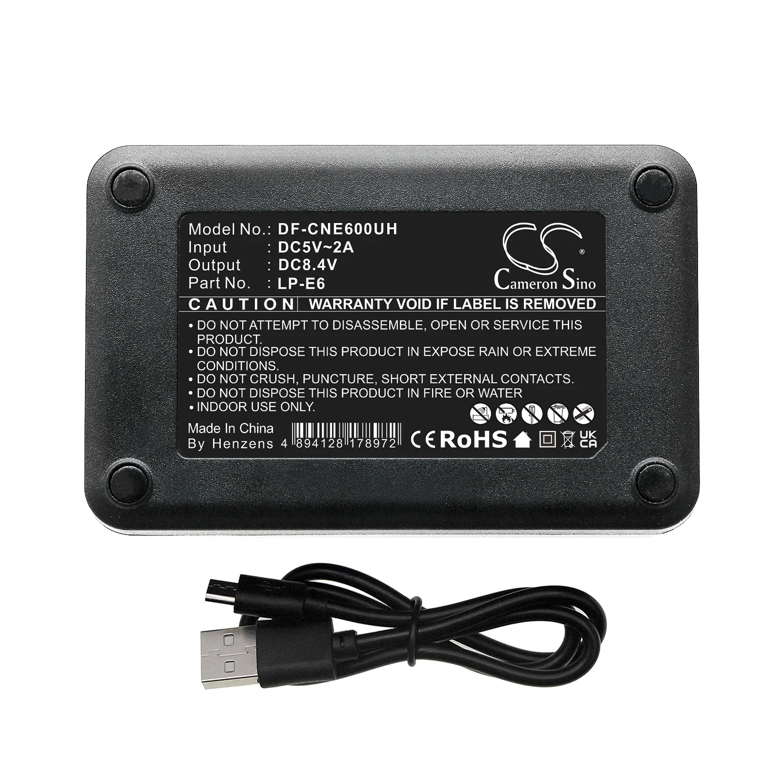 DF-CNE600UH : For Canon EOS 70D, EOS 5DS R, EOS 5DS and others - Replaces Canon LP-E6, LP-E6N, LC-E6 and others - Image 4