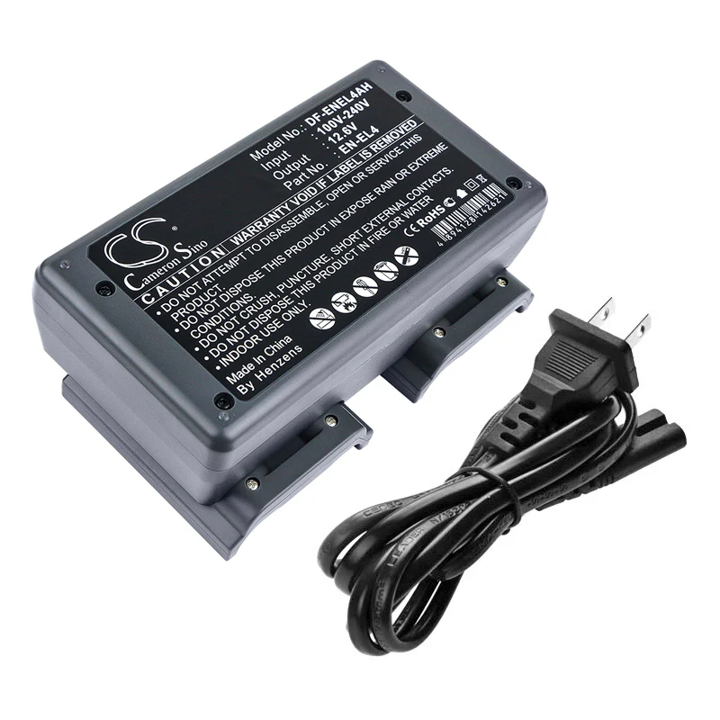 DF-ENEL4AH : For NIKON 
D3, 
D2X, 
D2Hs and others - Replaces Nikon MH-21, MH-22, EN-EL4 and others