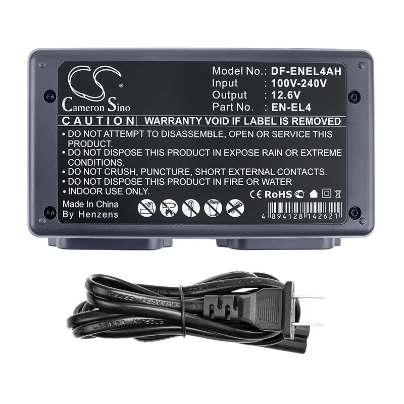 DF-ENEL4AH : For NIKON 
D3, 
D2X, 
D2Hs and others - Replaces Nikon MH-21, MH-22, EN-EL4 and others - Image 6