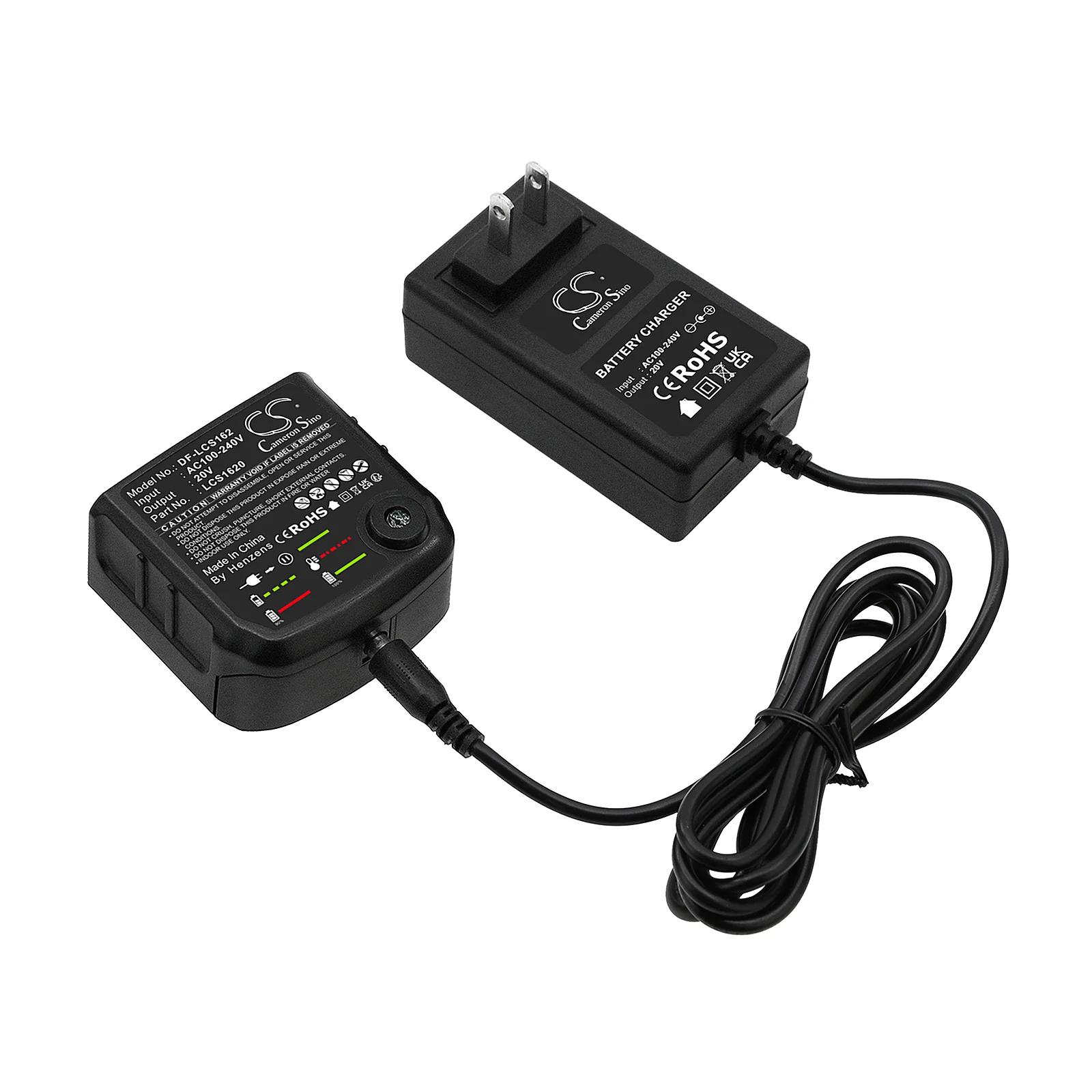 DF-LCS162UA : For Black & Decker ASD18 Typ 1, ASD18 Typ 2, ASD184 Typ 1 and others - Replaces Black & Decker LB20, LBX20, LBXR20 - Image 2