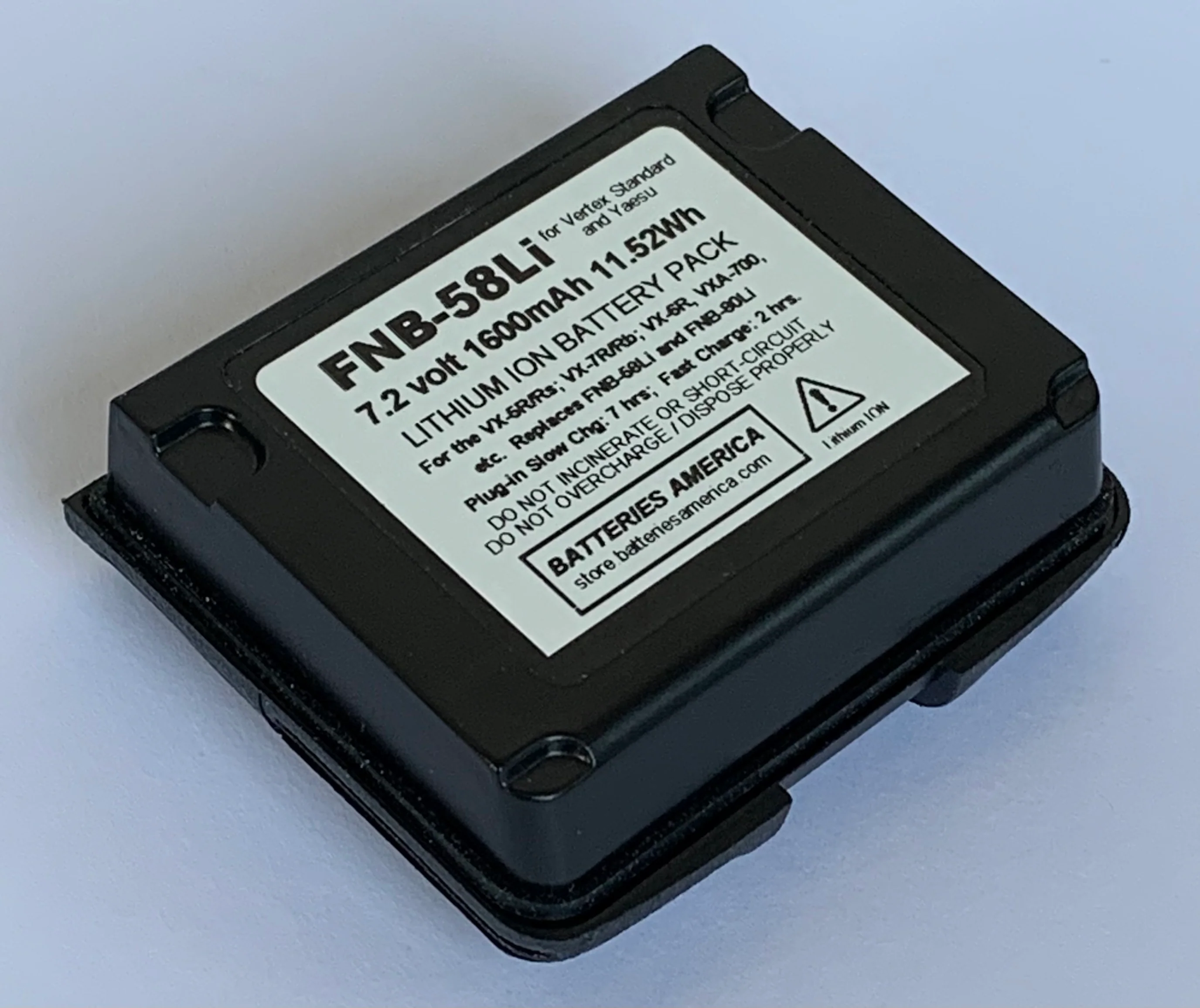 FNB-58Li: Li-Ion battery for Yaesu radios - Image 2