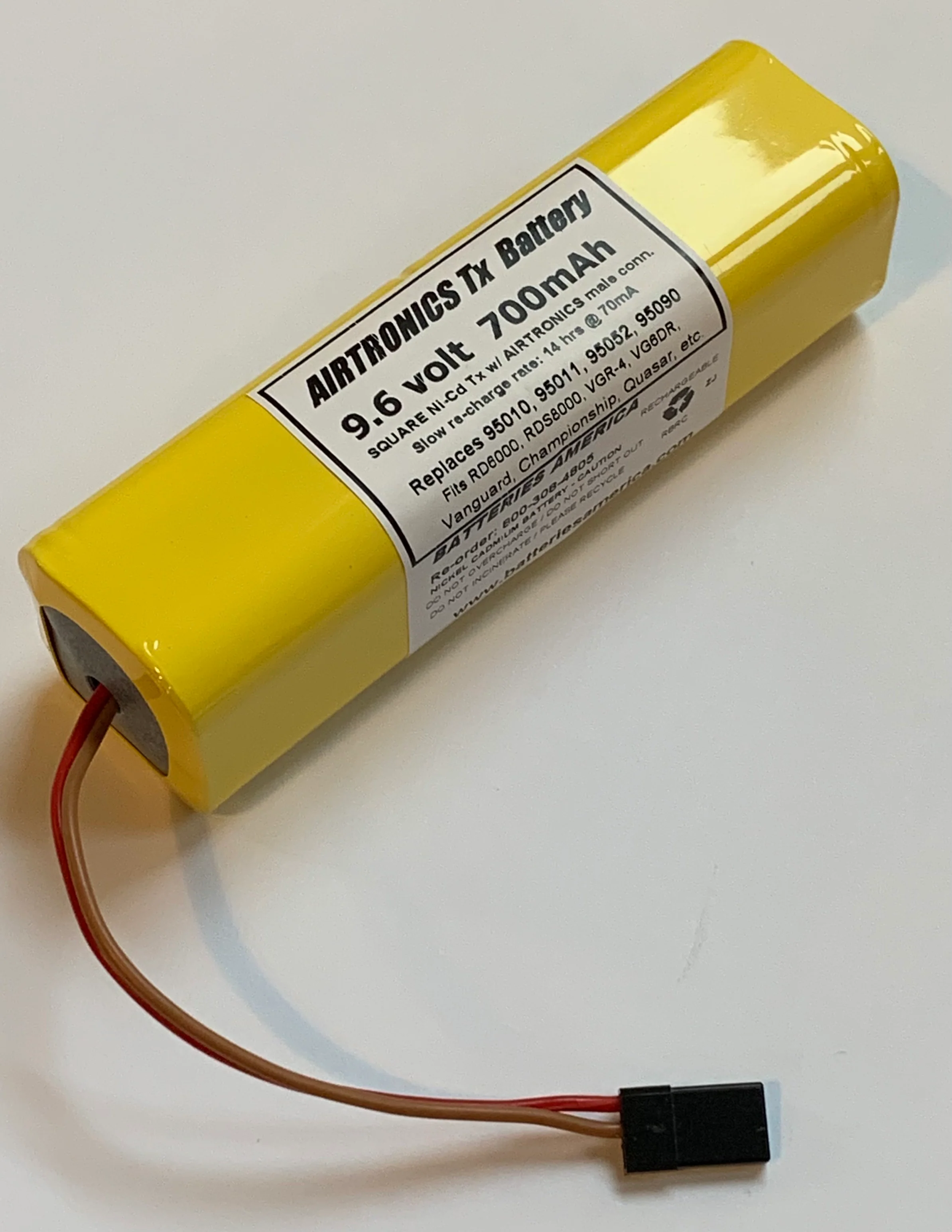 TX-Square9.6 : 9.6 volt Rechargeable Transmitter Battery Packs - Image 18