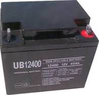 UB12400 : 12 volt 40Ah Sealed Lead rechargeable battery - Image 2